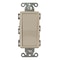 Hubbell Wiring Device-Kellems TradeSelect, Switches and Lighting Controls, Decorator Switch, Residential Grade, Rocker Switch, General Purpose AC, 4 Way, 15A 120/277V AC, Push Back and Side Wired, Light RSD415LA - alternate 4